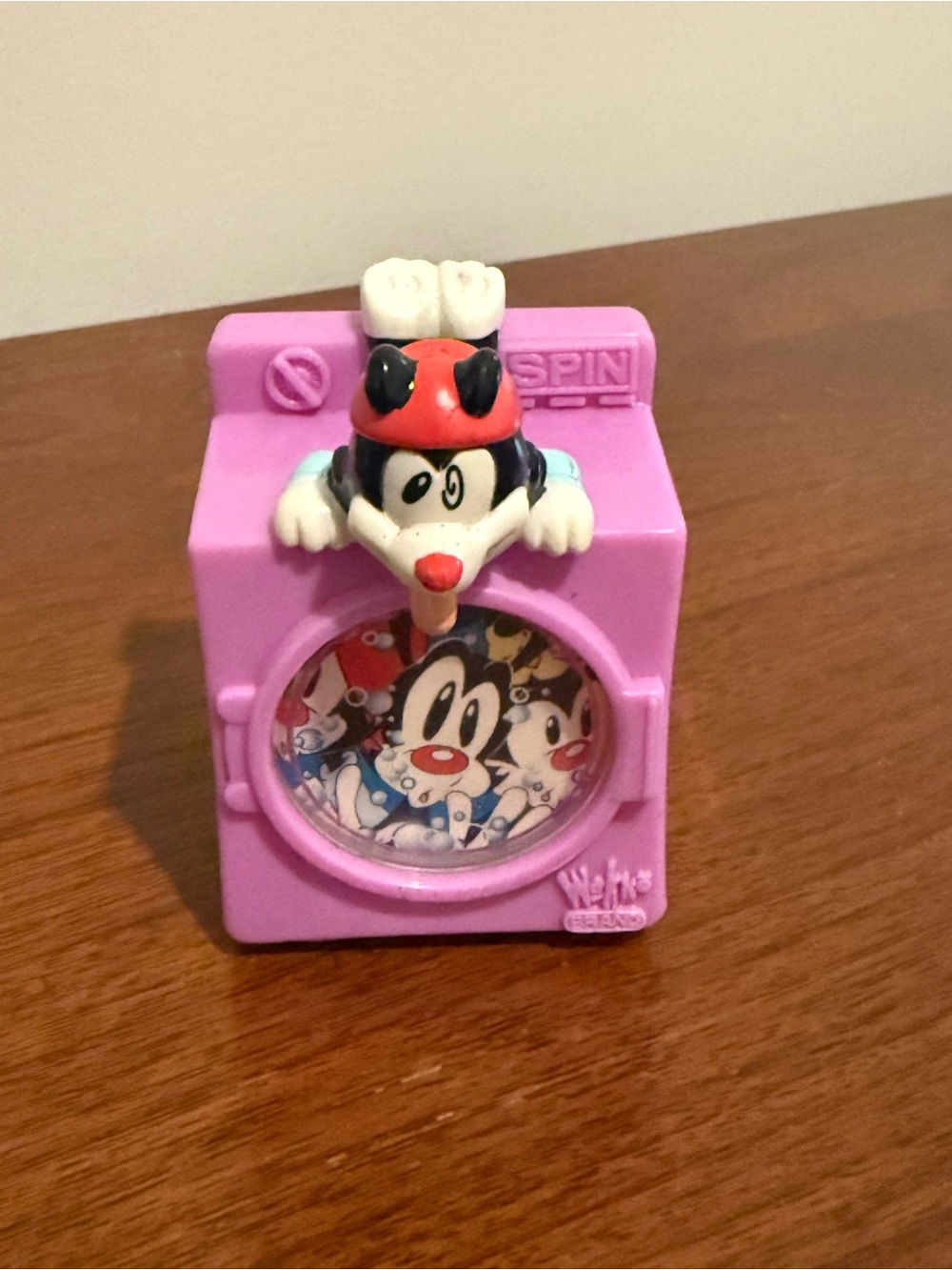 Vintage Pink Warner Bros. Animaniacs Mini Toy Washer